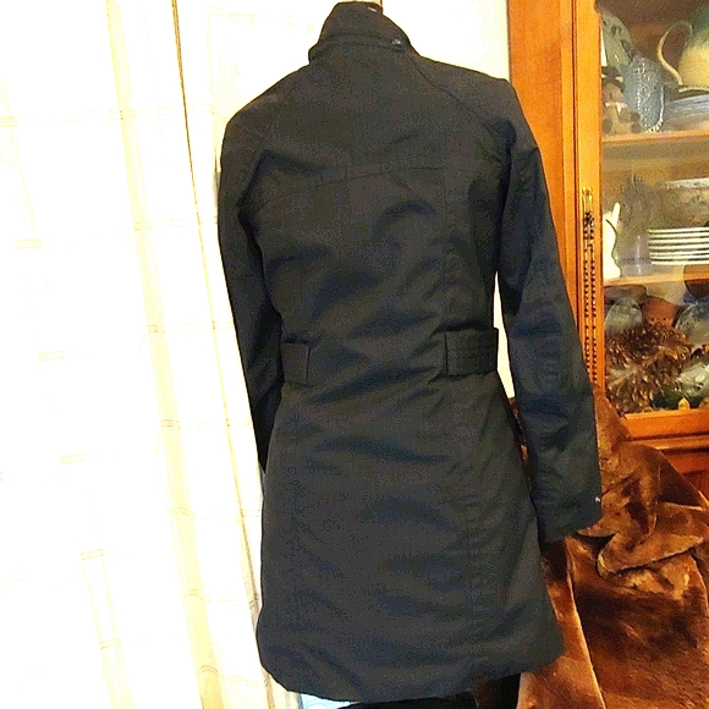 Merrell Stylish Long Windbreaker Trench Coat - Picture 4 of 7